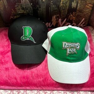 2 Dayton Dragons Lair Hat MiLB Adjustable Strap Ball Hats